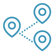 Icono grandes distancias