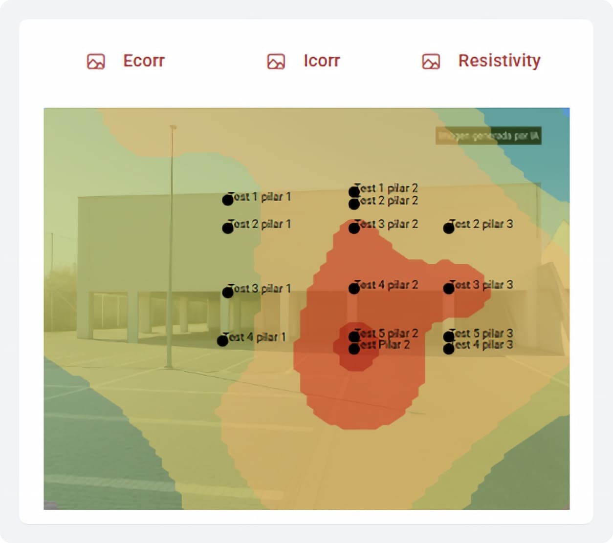 WSRE-meter vista parcial del dashboard en la aplicación